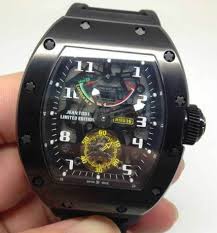 Replica Richard Mille RM 036 all black Men Watch